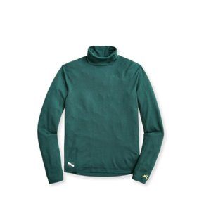 Tracksmith Men's XS Green Fells Turtleneck